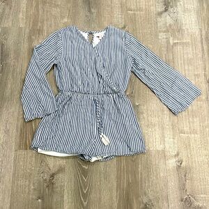 GB girls size large, long sleeve romper